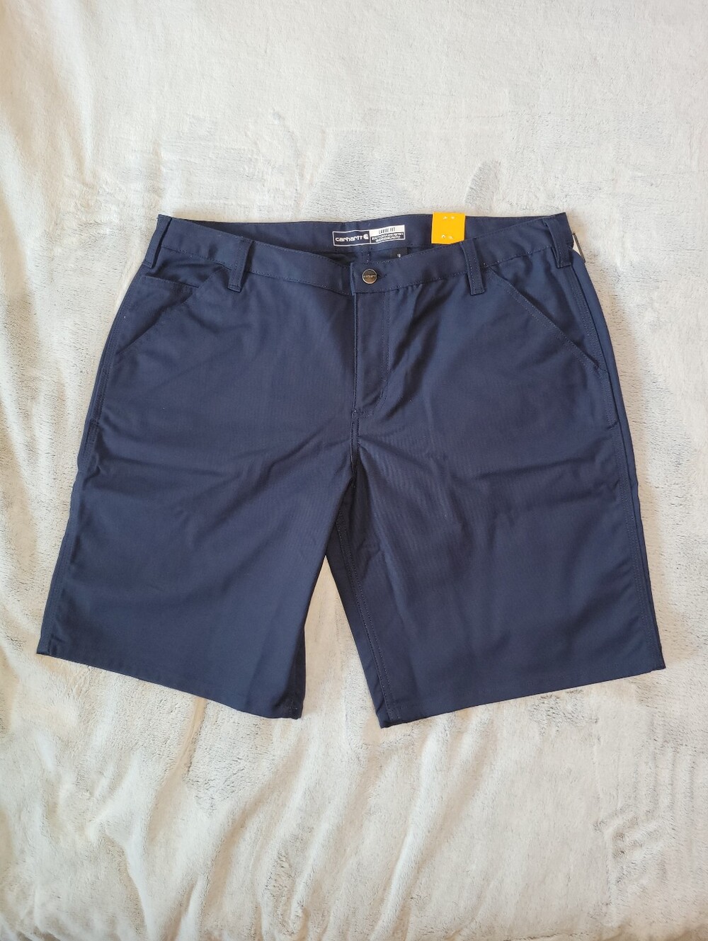 Carhartt Womens Size 18 Professional Series Rugged Flex Loose Fit Blue Shorts